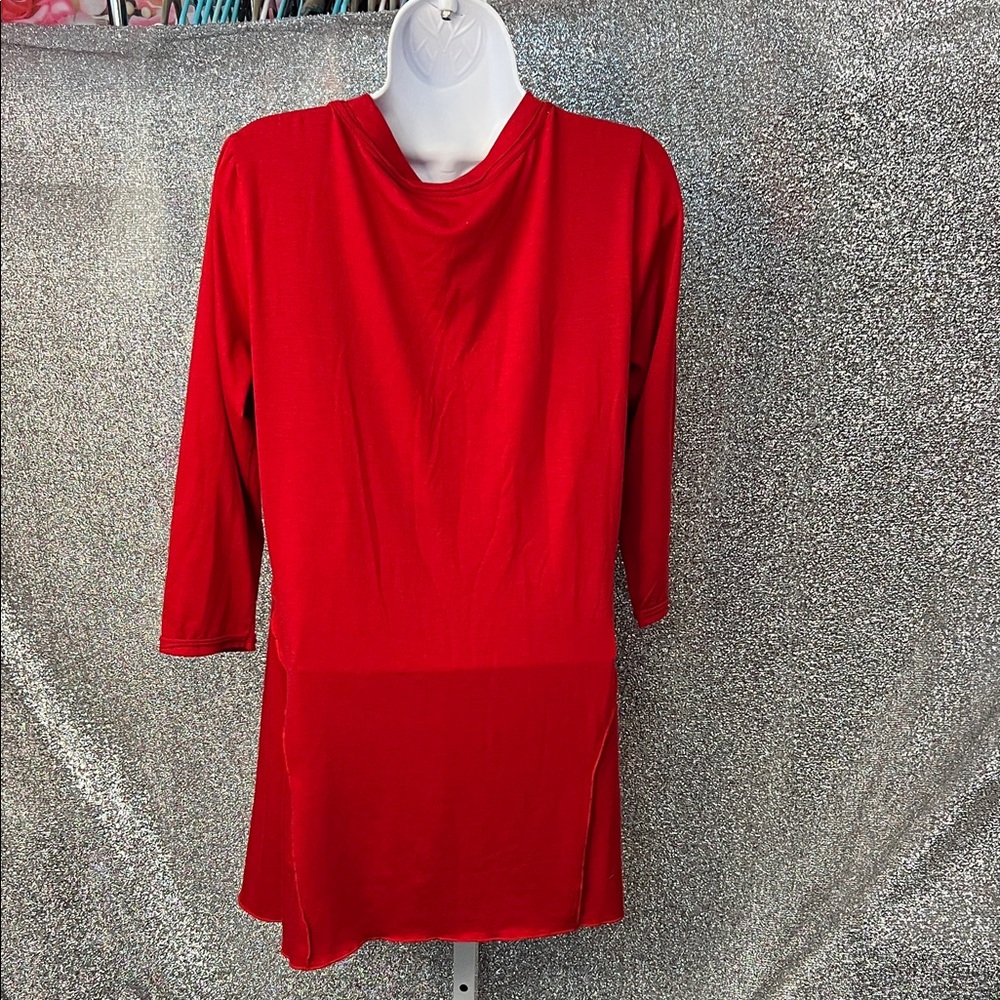 Grace Elements Red Tunic Top - Picture 4 of 5